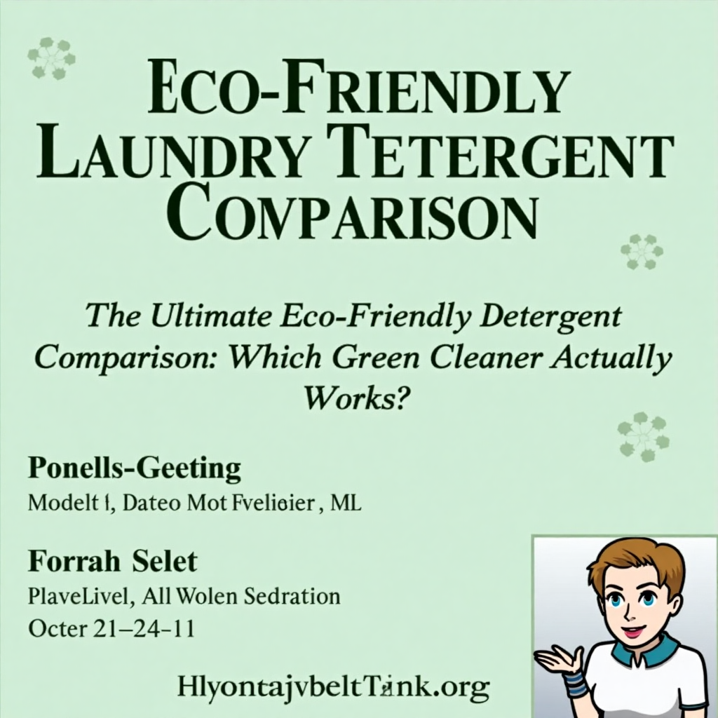 The Ultimate Eco-Friendly Laundry Detergent Comparison: Which Green Cleaner Actually Works?